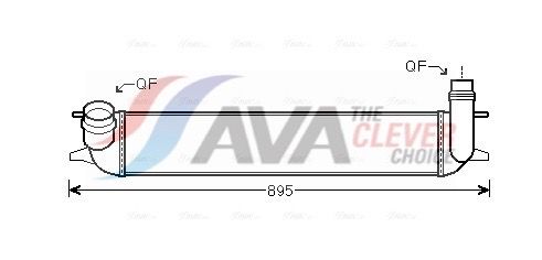 Інтеркулер AVA QUALITY COOLING RTA4462 - zapix