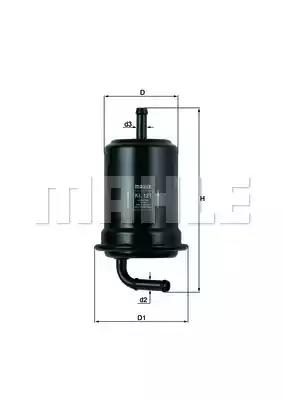 Паливний фільтр MAHLE KL121 - zapix