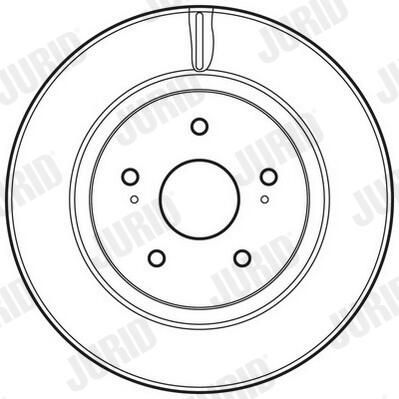 Гальмівний диск JURID 562632JC - zapix
