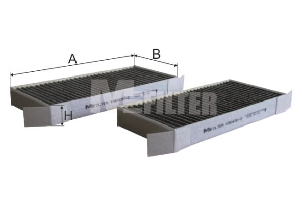 Фільтр салону MFILTER K9043C2 - zapix