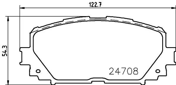 Гальмівні колодки дискові NISSHINBO NP1060 - zapix