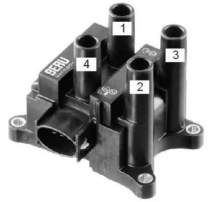 Котушка запалювання BORGWARNER (BERU) ZS350 - zapix