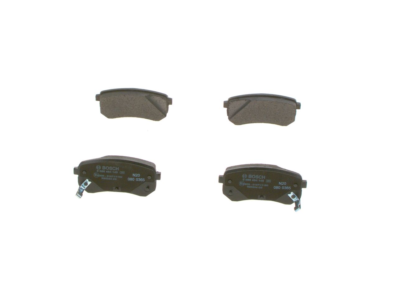 Гальмівні колодки дискові BOSCH 0986494145 - zapix