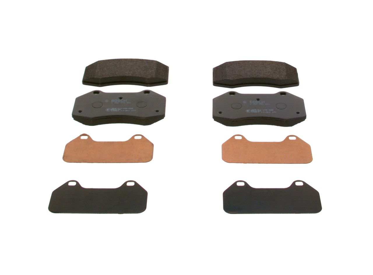 Гальмівні колодки дискові BOSCH 0986494551 - zapix