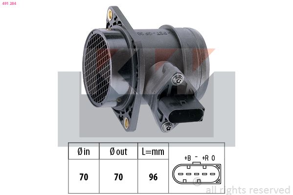 Витратомір повітря KW 491284 - zapix