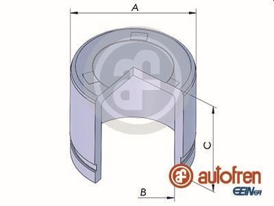 Поршень гальмівного супорта AUTOFREN SEINSA D025322 - zapix