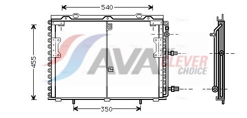 Радіатор кондиціонера AVA QUALITY COOLING MS5221 - zapix