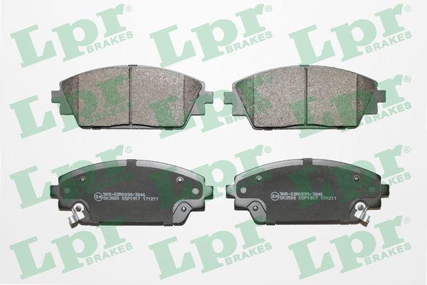 Гальмівні колодки дискові LPR 05P1917