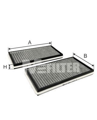 Фільтр салону MFILTER K9068C2 - zapix