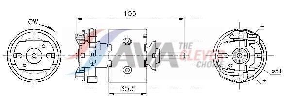 Моторчик пічки AVA QUALITY COOLING MS8783 - zapix