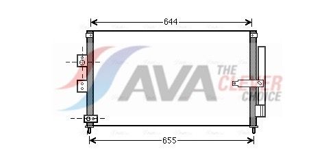 Радіатор кондиціонера AVA QUALITY COOLING HD5223D - zapix