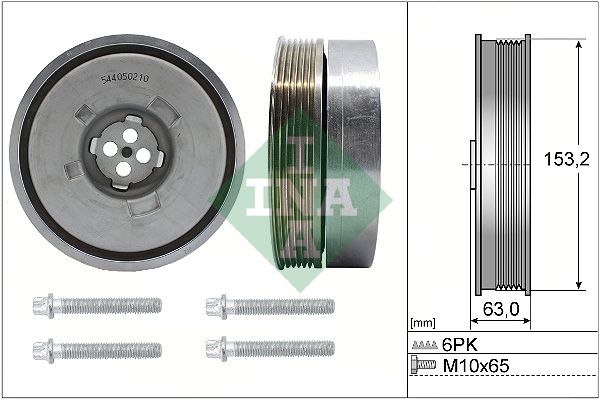 Шків колінвалу SCHAEFFLER INA 544050220 - zapix
