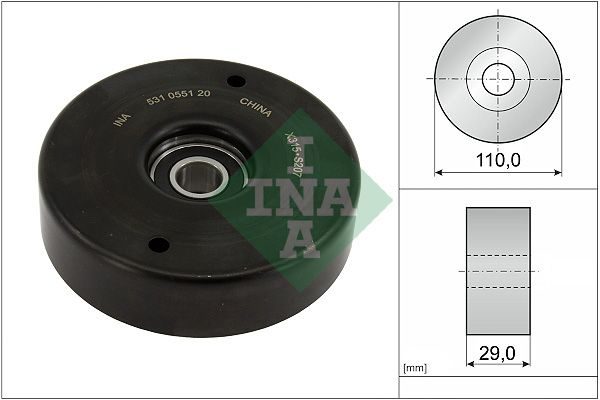 Ролик натяжний ременя приводного SCHAEFFLER INA 531055120 - zapix