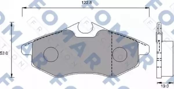 Гальмівні колодки дискові FOMAR FRICTION FO924581 - zapix