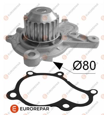 Помпа системи охолодження EUROREPAR 1635178780 - zapix