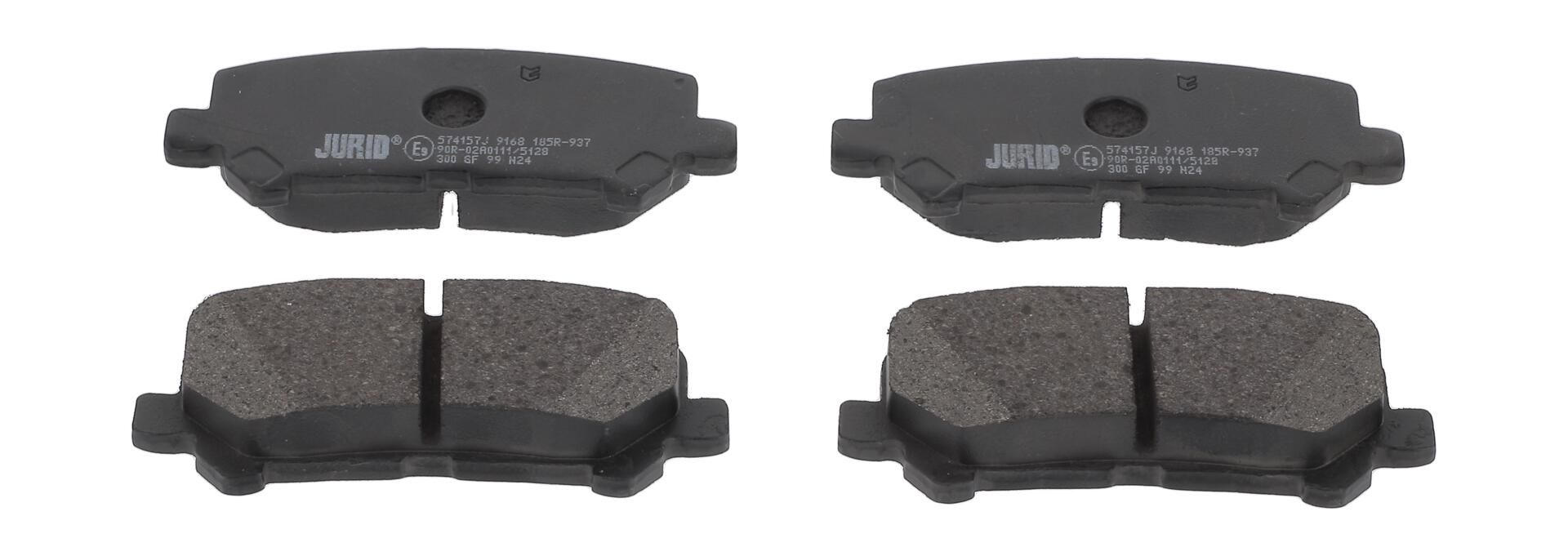 Гальмівні колодки дискові JURID 574157J - zapix