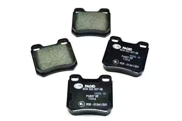Гальмівні колодки дискові HELLA PAGID 8DB355007381 - zapix