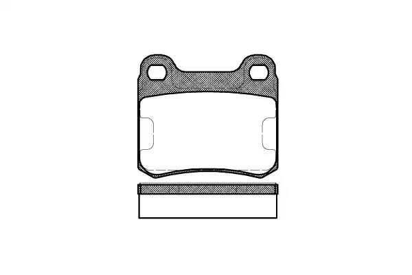 Гальмівні колодки дискові WOKING P057310 - zapix