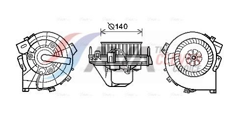 Вентилятор салону AVA QUALITY COOLING OL8609 - zapix