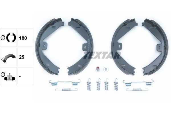 Гальмівні колодки ручника (барабанні) TEXTAR 91069100 - zapix