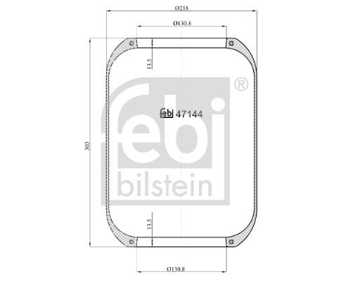Пневматична підвіска FEBI BILSTEIN 47144 - zapix