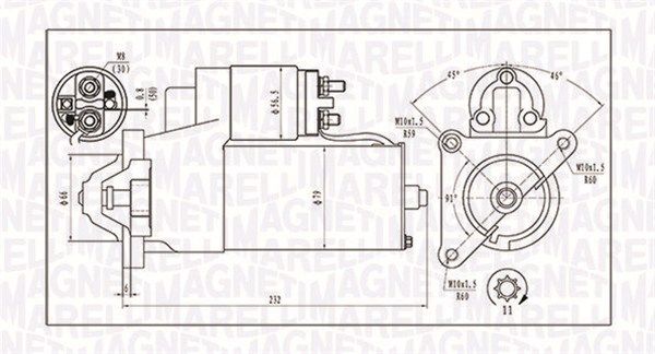 Стартер MAGNETI MARELLI 063720373010 - zapix