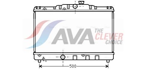 Радіатор охолодження двигуна AVA QUALITY COOLING TO2115 - zapix