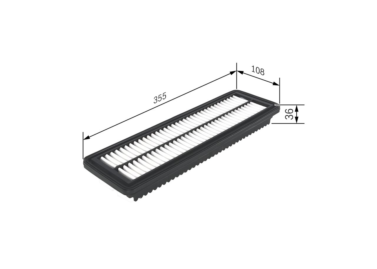 Повітряний фільтр BOSCH F026400455 - zapix