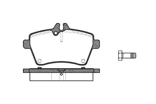 Гальмівні колодки дискові WOKING P1044300 - zapix