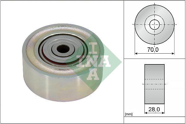 Обвідний ролик ременя приводного SCHAEFFLER INA 532093410 - zapix