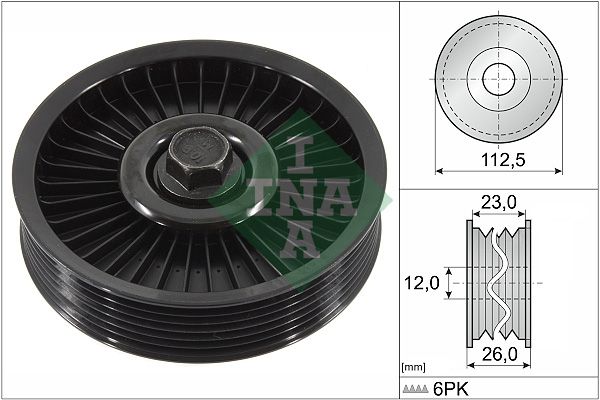 Обвідний ролик ременя приводного SCHAEFFLER INA 532059410 - zapix