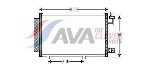 Радіатор кондиціонера AVA QUALITY COOLING FDA5439D - zapix