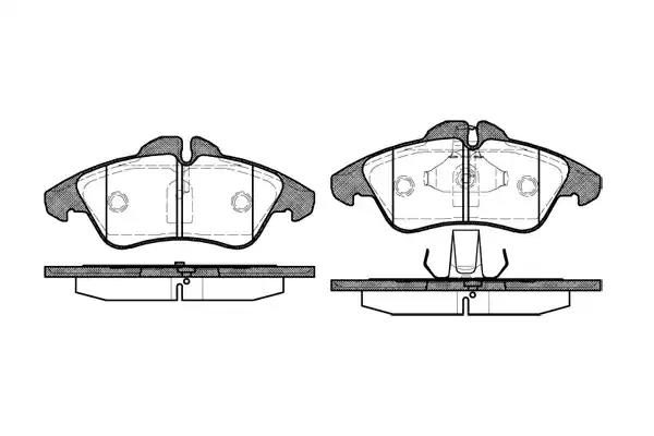 Гальмівні колодки дискові WOKING P478300 - zapix