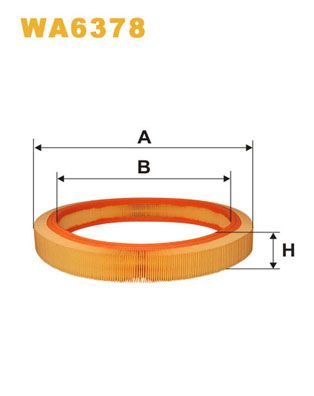 Повітряний фільтр WIX FILTERS WA6378 - zapix