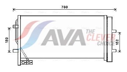 Радіатор кондиціонера AVA QUALITY COOLING AI5382D - zapix