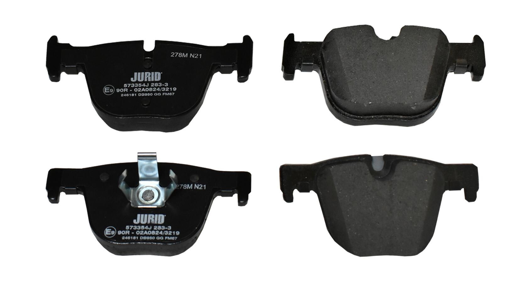 Гальмівні колодки дискові JURID 573354J - zapix
