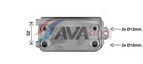 Радіатор коробки передач AVA QUALITY COOLING AU3340 - zapix