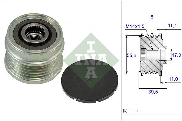 Муфта генератора SCHAEFFLER INA 535021810 - zapix