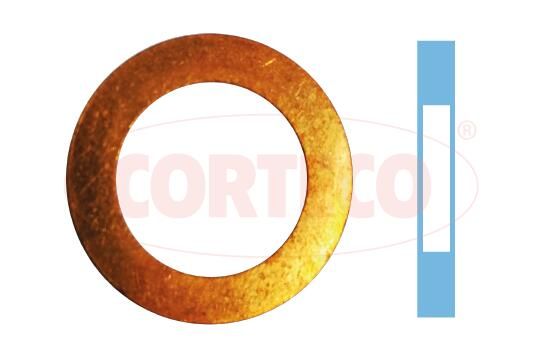 Прокладка форсунки паливної CORTECO 49430777 - zapix