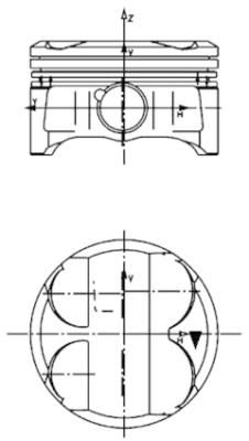 Поршень KOLBENSCHMIDT 40086610 - zapix