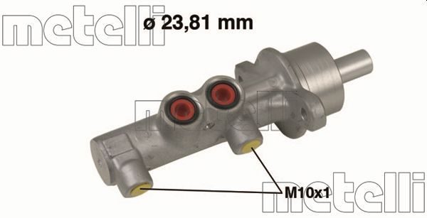 Головний гальмівний циліндр METELLI 050539 - zapix