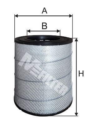 Повітряний фільтр MFILTER A544 - zapix
