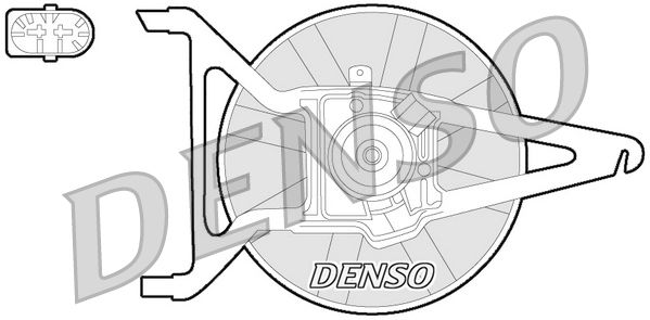 Вентилятор системи охолодження DENSO DER21020 - zapix