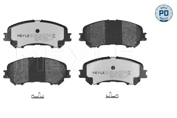 Гальмівні колодки дискові MEYLE 0252206518PD - zapix