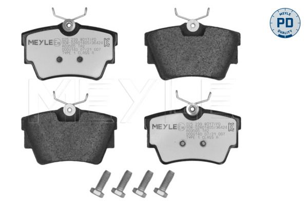 Гальмівні колодки дискові MEYLE 0252398017PD - zapix