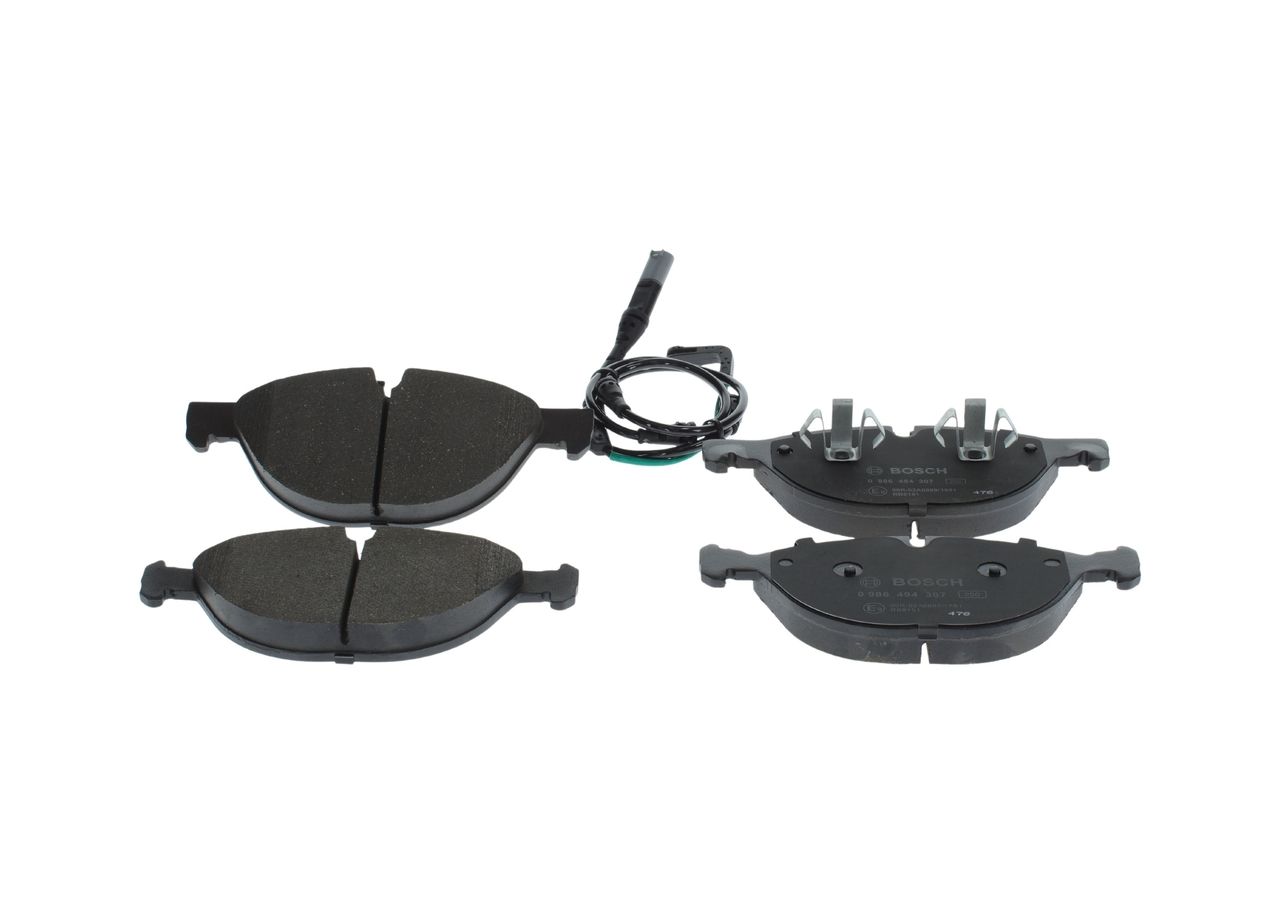 Гальмівні колодки дискові BOSCH 0986494307 - zapix