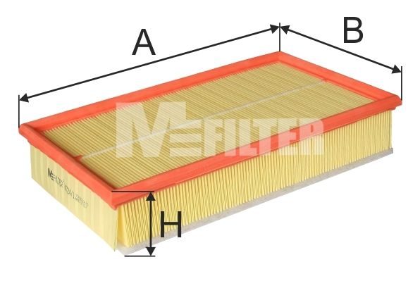 Повітряний фільтр MFILTER K7241 - zapix