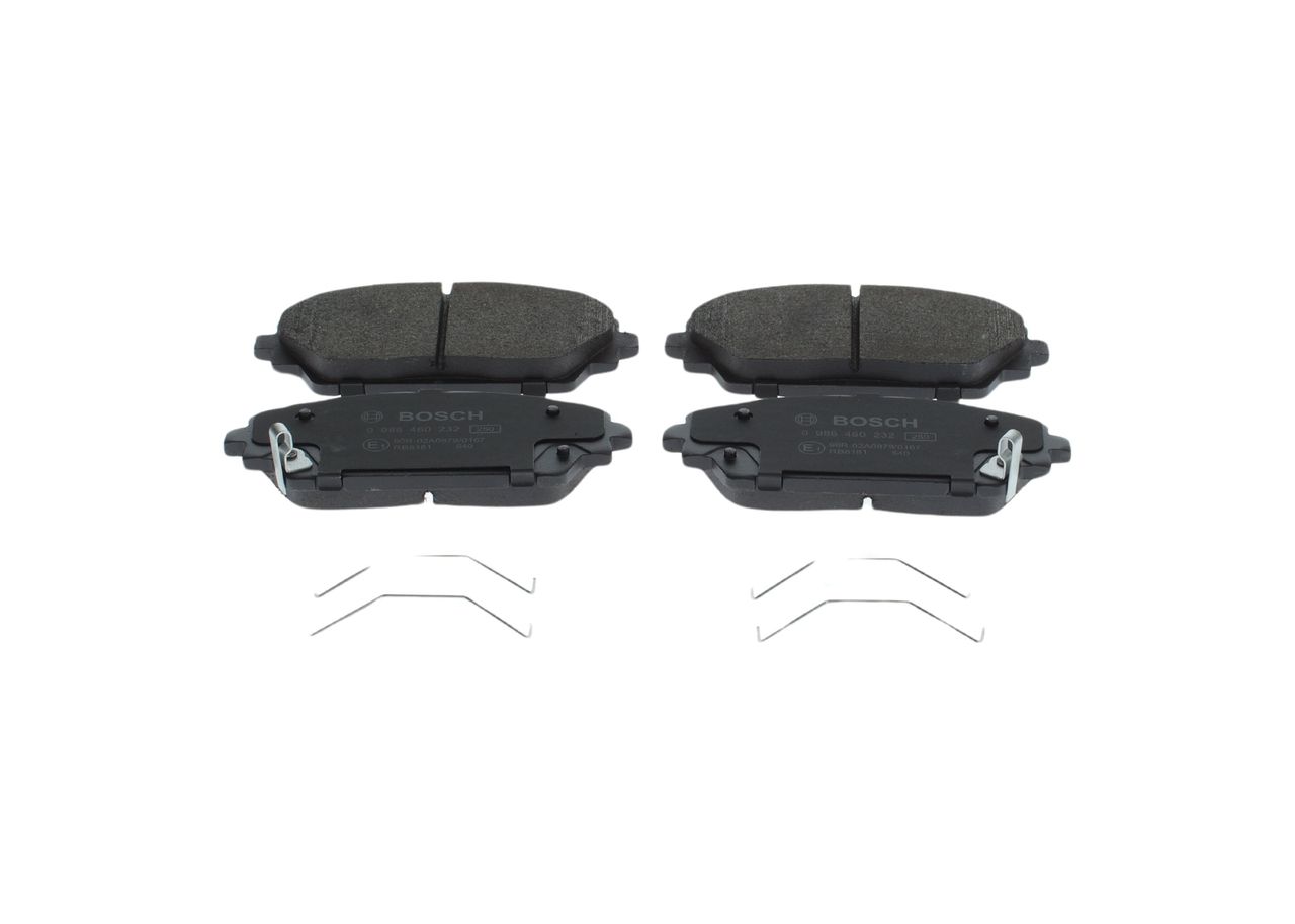 Гальмівні колодки дискові BOSCH 0986460232 - zapix