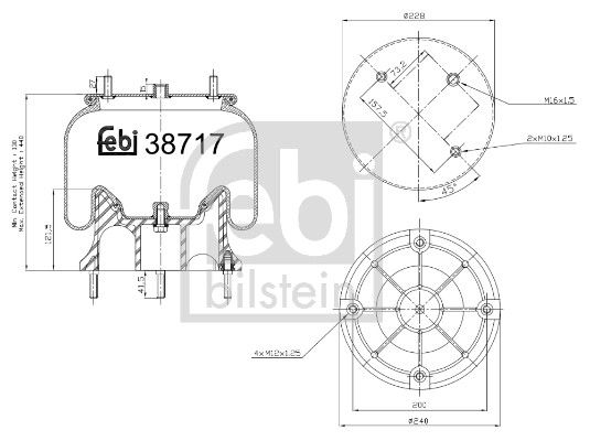 Пневматична підвіска FEBI BILSTEIN 38717 - zapix