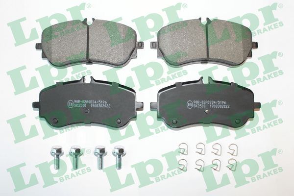 Гальмівні колодки дискові LPR 05P2022 - zapix